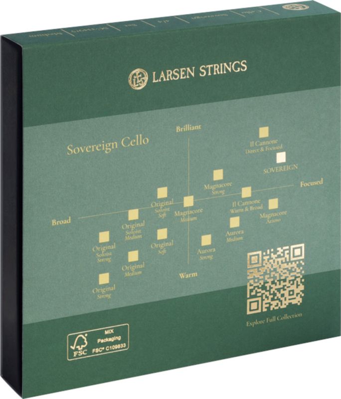 Larsen Sovereign 639.813 Cellostrenger SETT. (Bestilling på forespørsel fra leverandør)
