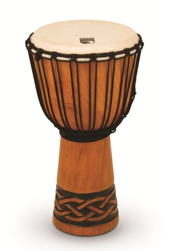 Djembe Origins Series African Mask, Toca TODJ-10AM