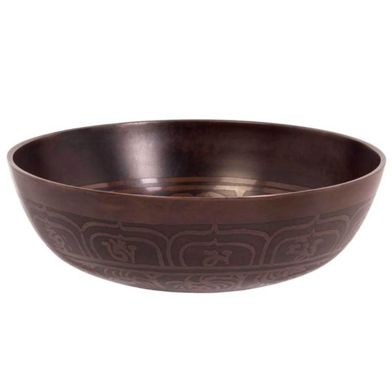 Afroton AKS854 Singing Bowl, cast, ornamented, Ø 14,5 cm