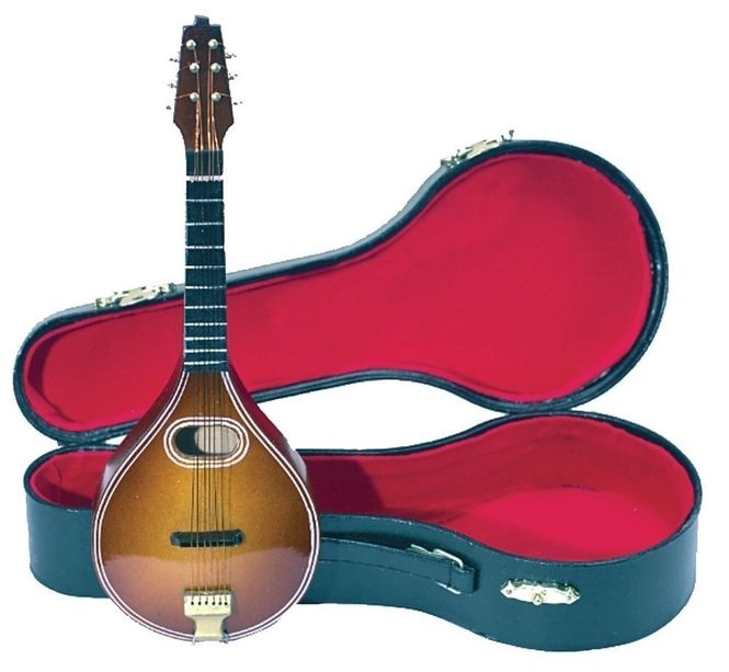 Hovedbilde GEWA 980.640. Miniatyr Mandolin i Etui