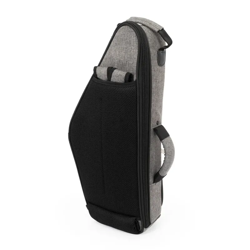 Tom & Will altsaksofon gigbag ~ Grå med rødt interiør