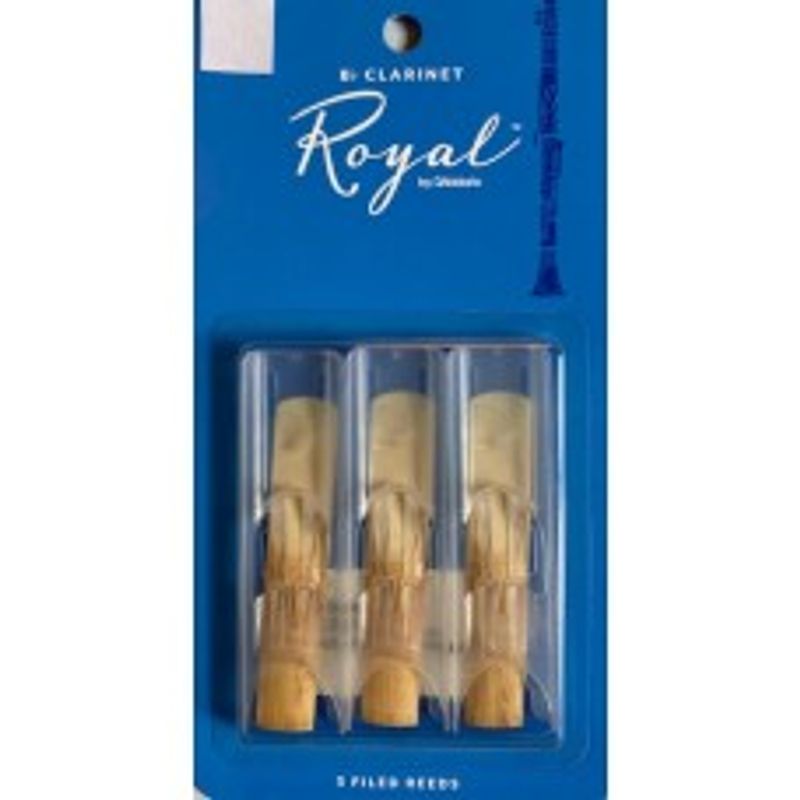 D'Addario Royal Bb Klarinett fliser/rør. 3 stk i pakken