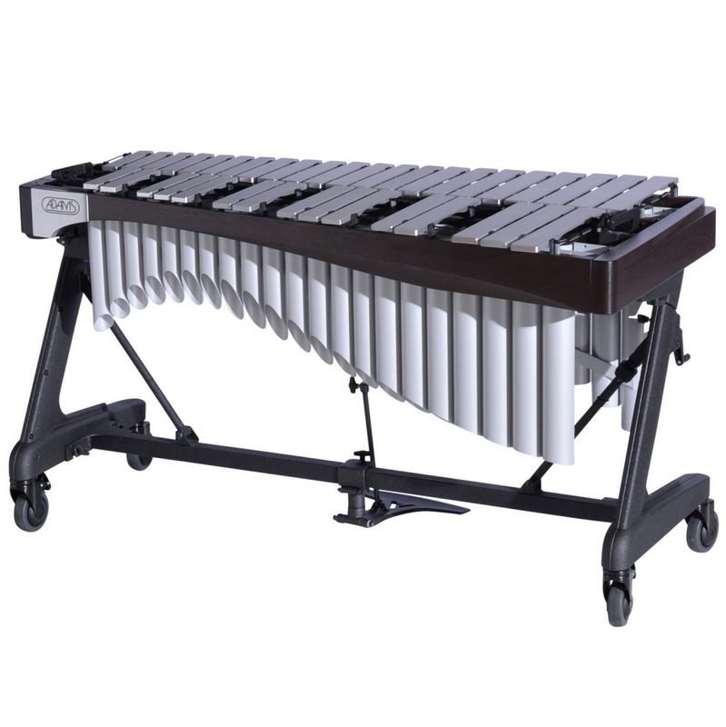 Vibrafon Adams Artist Alpha VAWA35S-44, 3 1/2 Octaves, C3-F6, 57-38mm Bars, w/Motor, Silver, Apex Frame, 44 Espresso/Titanium Silver