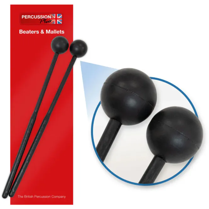 Hovedbilde Percussion Plus små mallets med myk gummihode. 