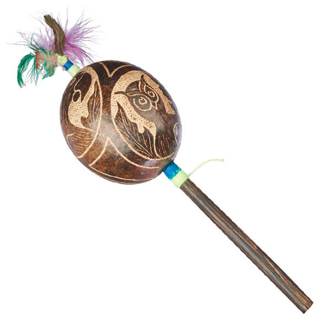 Hovedbilde Afroton ASP828 Shaman Rattle. large (1 stk)