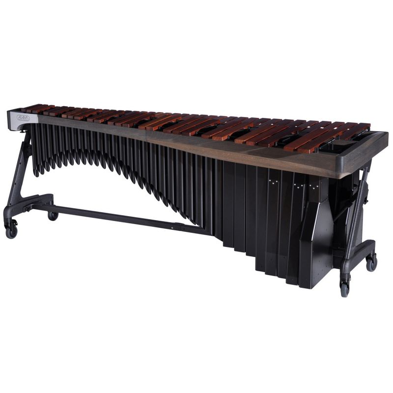 Marimba Adams Artist Alpha MAHA50-11, 5 Octave, C2-C7, 72-40mm Rosewood Bars, Apex Frame, 11 Graphite/Midnight Black