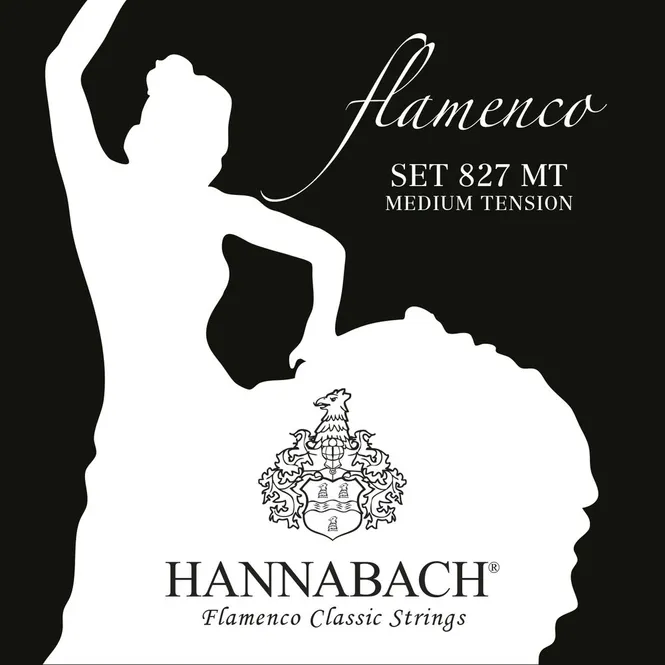 Hovedbilde Hannabach Flamenco-sett 827MT Medium Spenning