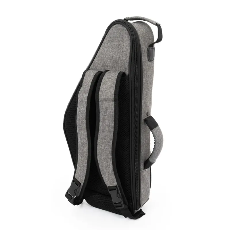 Tom & Will altsaksofon gigbag ~ Grå med rødt interiør