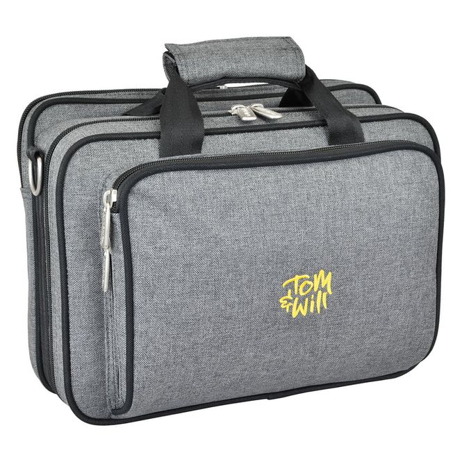 Hovedbilde Tom & Will obo gig-koffert ~ Grå med rødt ...