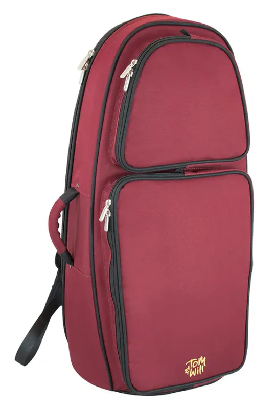 Tom & Will Euphonium Etui/Bag. Burgunder